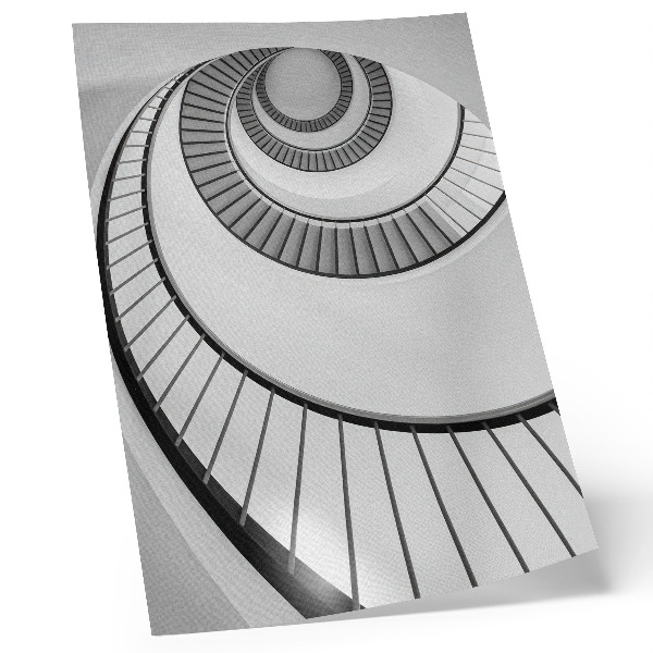 Plakátový obraz Točité schodiště fascinující geometrie elegance