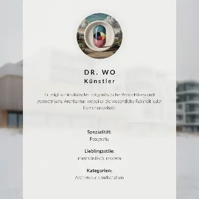 Plakát západ slunce se siluetou budovy v klidné atmosféře