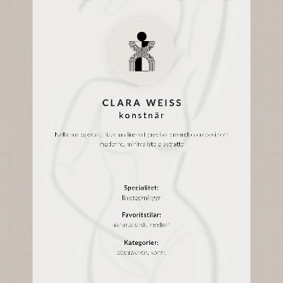 Plakátový obraz Minimalistická silueta ženy na béžovém pozadí
