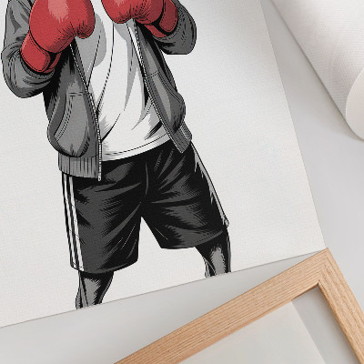 Plakát Boxerské rukavice pro psy boxery ve sportovním stylu