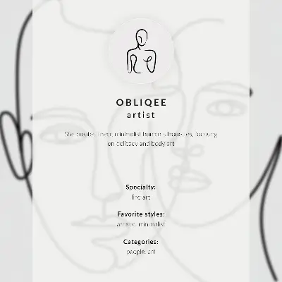 Plakát minimalistické portréty s čárovou grafikou vyjadřující hloubku a emoce