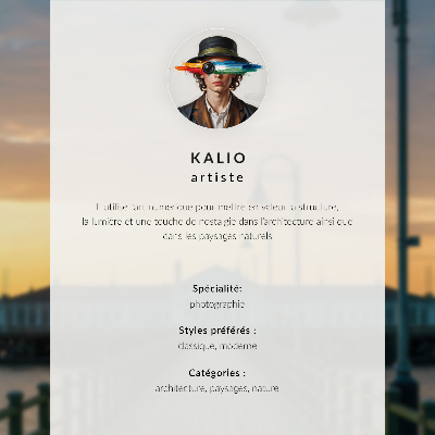 Nástěnný plakát Historická věž v jemné mlze