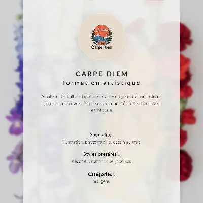 Plakát jemné linie s květinami v moderní kompozici