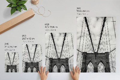Nástěnný plakát Surová struktura plná symetrie a linií