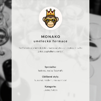 Plakát Elegantní černobílé kontrasty.