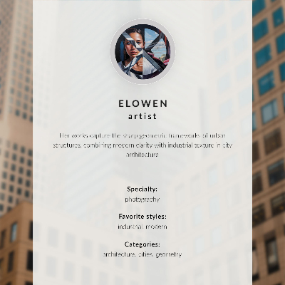 Dekorativní plakát Moderní architektura, městská atmosféra, prostornost