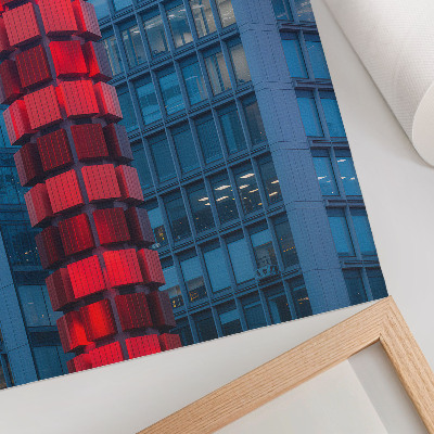 Dekorativní plakát Moderní architektura, městská atmosféra, prostornost
