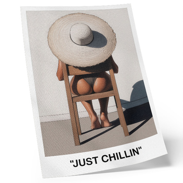 Plakát Minimalistický design čepice pro relaxační atmosféru