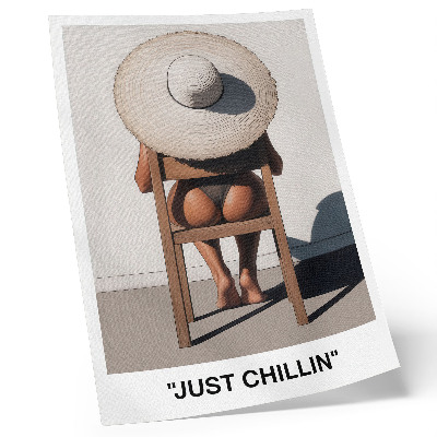 Plakát Minimalistický design čepice pro relaxační atmosféru
