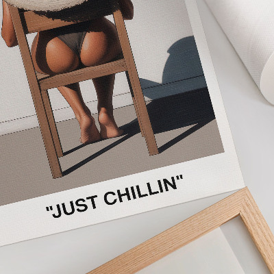 Plakát Minimalistický design čepice pro relaxační atmosféru