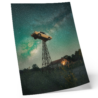 Plakát na zeď Velkolepé nebeské auto na věži