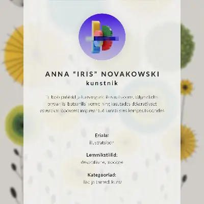 Nástěnný plakát pastelové pampelišky v jemném moderním stylu