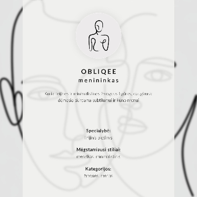 Plakát na zeď Jemné linie, elegance a harmonie