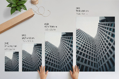 Dekorativní plakát Svislé čáry moderní architektury