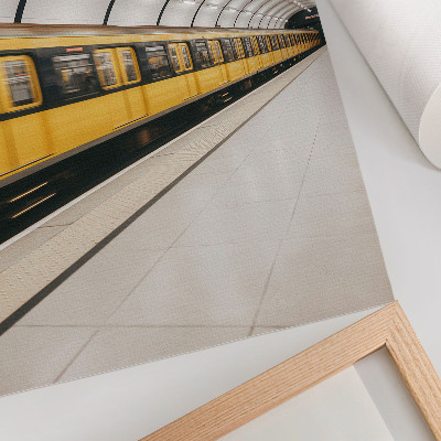 Nástěnný plakát Moderní metro, hladké linky, dynamické