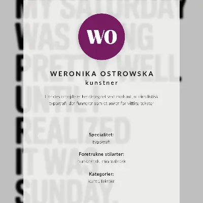 Dekorativní plakát s vysoce kontrastní typografií a humorným sdělením