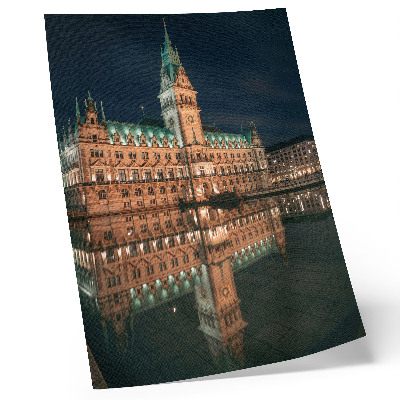 Plakát na zeď Klasická architektura odrážela večerní světlo