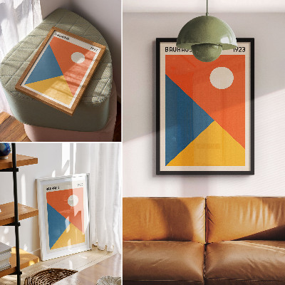 Plakát Geometrické tvary, syté barvy, moderní atmosféra