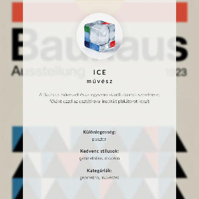 Nástěnný plakát Černé linky, béžové pozadí, tmavě modrá, moderní styl
