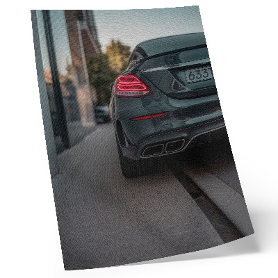 Nástěnný plakát Stylové auto do městského prostředí