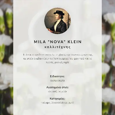 Dekorativní plakát s atmosférickým motivem v temné paletě barev