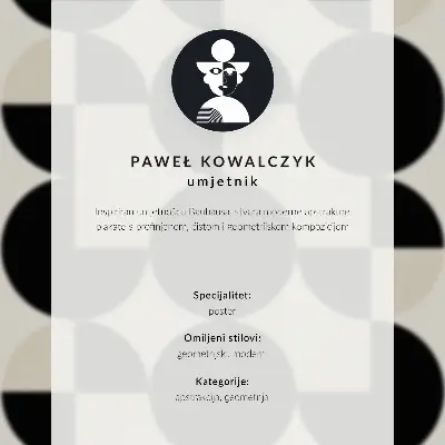 Nástěnný plakát geometrie, barvy, minimalismus, modernita a forma