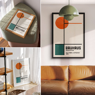 Nástěnný plakát Geometrie, barvy, minimalismus, modernita, forma