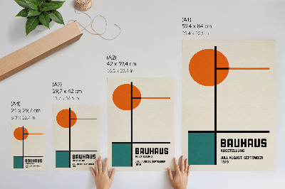 Nástěnný plakát Geometrie, barvy, minimalismus, modernita, forma