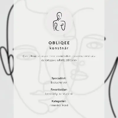 Dekorativní plakát minimalistická ilustrace ženské siluety v elegantním stylu