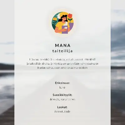 Plakát na zeď lyžař v zimní krajině proti růžové obloze