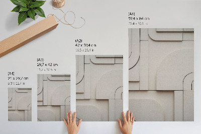 Plakát Geometrické tvary moderní kompozice elegance