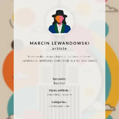 Plakát na zeď oranžové slunce s moderním mrakodrapem a geometrickými tvary
