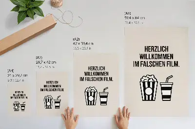Plakát smysluplná ikonografie na béžovém pozadí