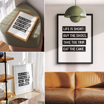 Plakátový obraz Písmena na černém pozadí, inspirující typografie