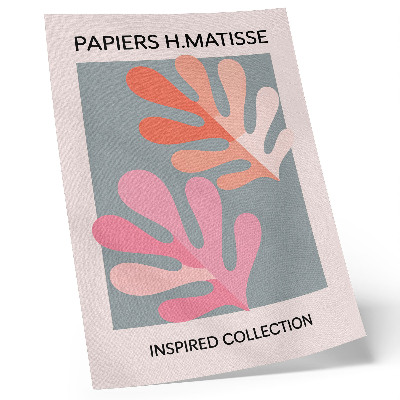 Plakát Geometrické listy inspirované Matissem, barevné