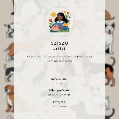 Plakát na zeď fialový tučňák na židli v minimalistickém stylu Joy