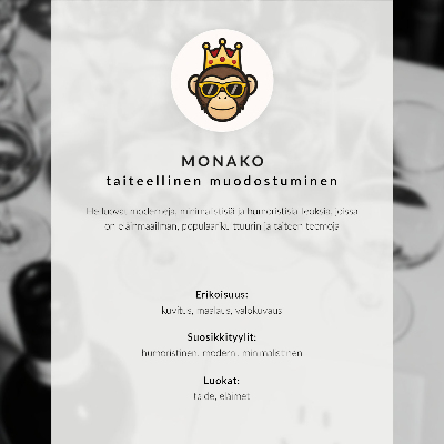 Plakátový obraz Výrazný pes v béžové a krémové barvě, minimalistický
