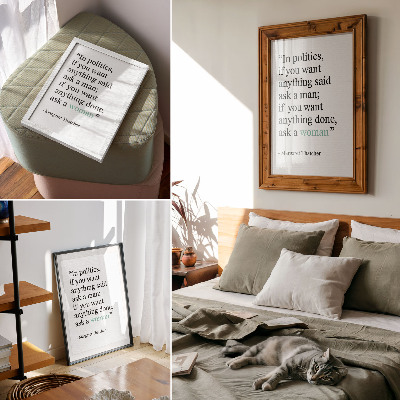 Plakát Minimalistický citát motivující k jednoduchosti a inspiraci