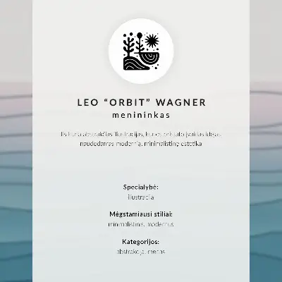 Plakát moderní budova s oranžovým a růžovým pozadím