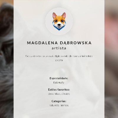 Plakát na zeď Mladý slon na světlém pozadí