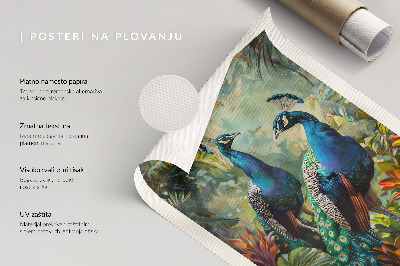 Dekorativní plakát Neonový hrnek bílý se žlutým písmem na cihle
