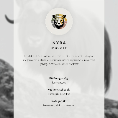 Nástěnný plakát Portrét koně minimalismus přírodní krása elegance