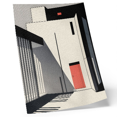 Plakát na zeď Kontrast minimalistické geometrické architektury