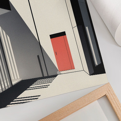 Plakát na zeď Kontrast minimalistické geometrické architektury