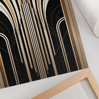 Plakátový obraz Moderní oblouky Elegance Art Deco Kontrast