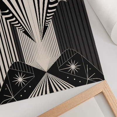 Nástěnný plakát Výrazné kontrasty geometrických tvarů a modernity