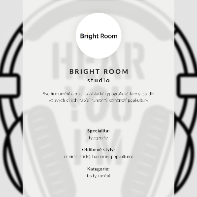 Dekorativní plakát Podložky s hvězdami a nápisem v moderním minimalistickém stylu
