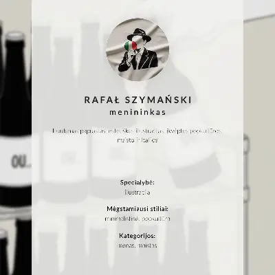 Plakát na zeď stylový s motivem nápoje Aperol a oranžovým pozadím
