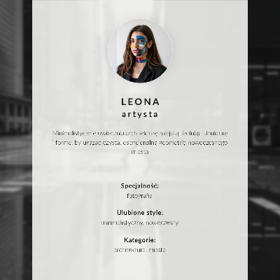 Dekorativní plakát Moderní architektura s otevřenými balkony