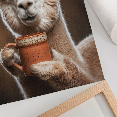 Plakát na zeď Teplé hnědé tóny zvířecí blízkosti